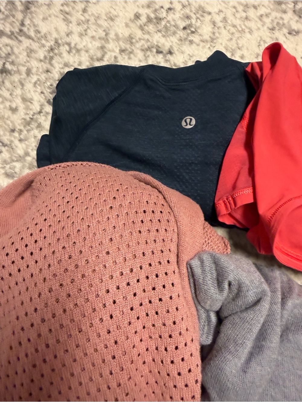 Lululemon Mixed Clothing Lot 11 Pieces Multiple Sizes Flawed Stains Pilling - Picture 2 of 15